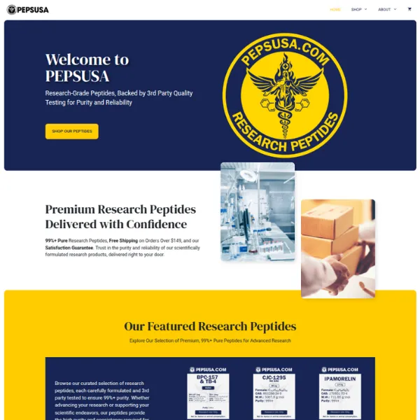 Screenshot of PepsUSA Project