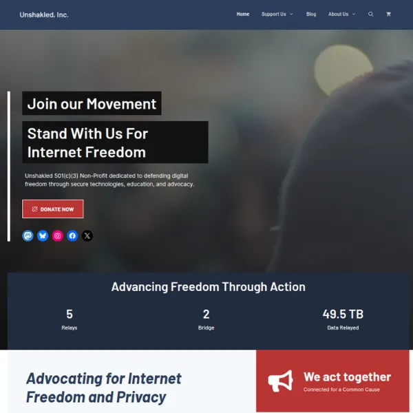 Screenshot of Unshakled Inc Project